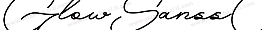 GlowSanssC Condensed Bold字体转换